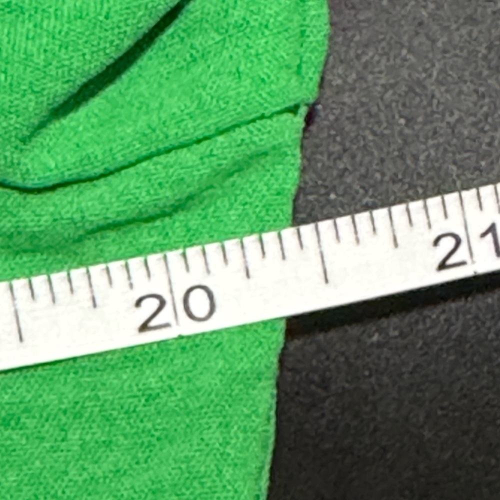 Fred David Green Wrap Blouse With Button Detail S… - image 8